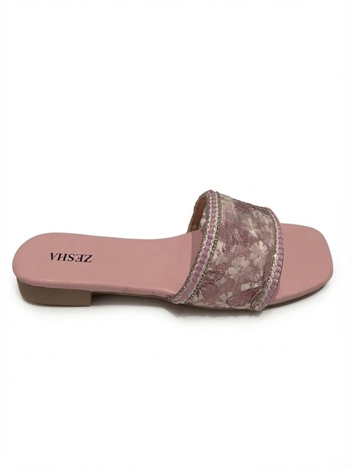 Pink Floral Mesh