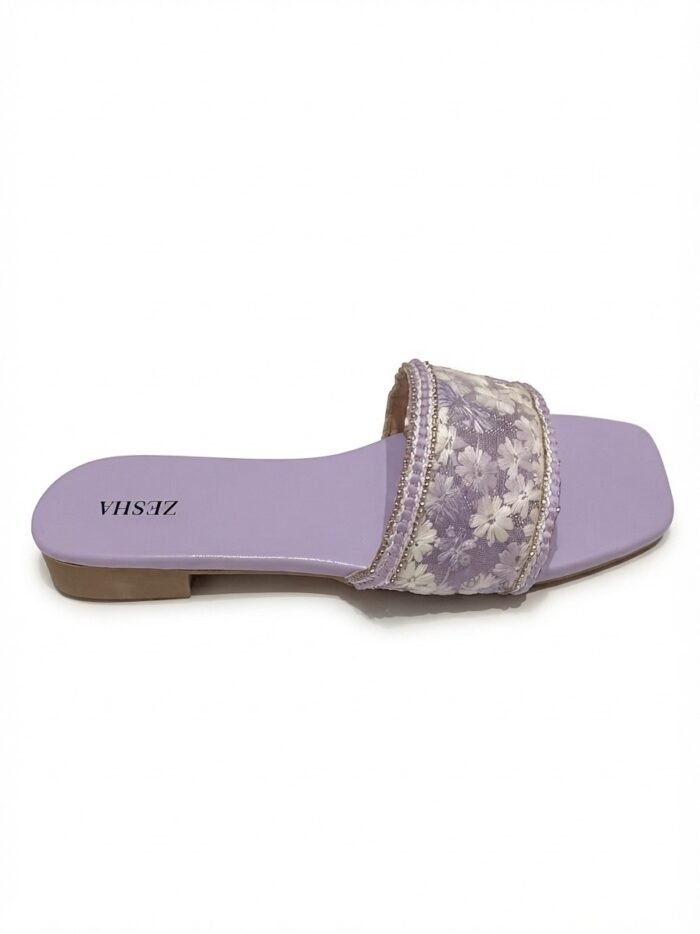 Lilac Floral Mesh